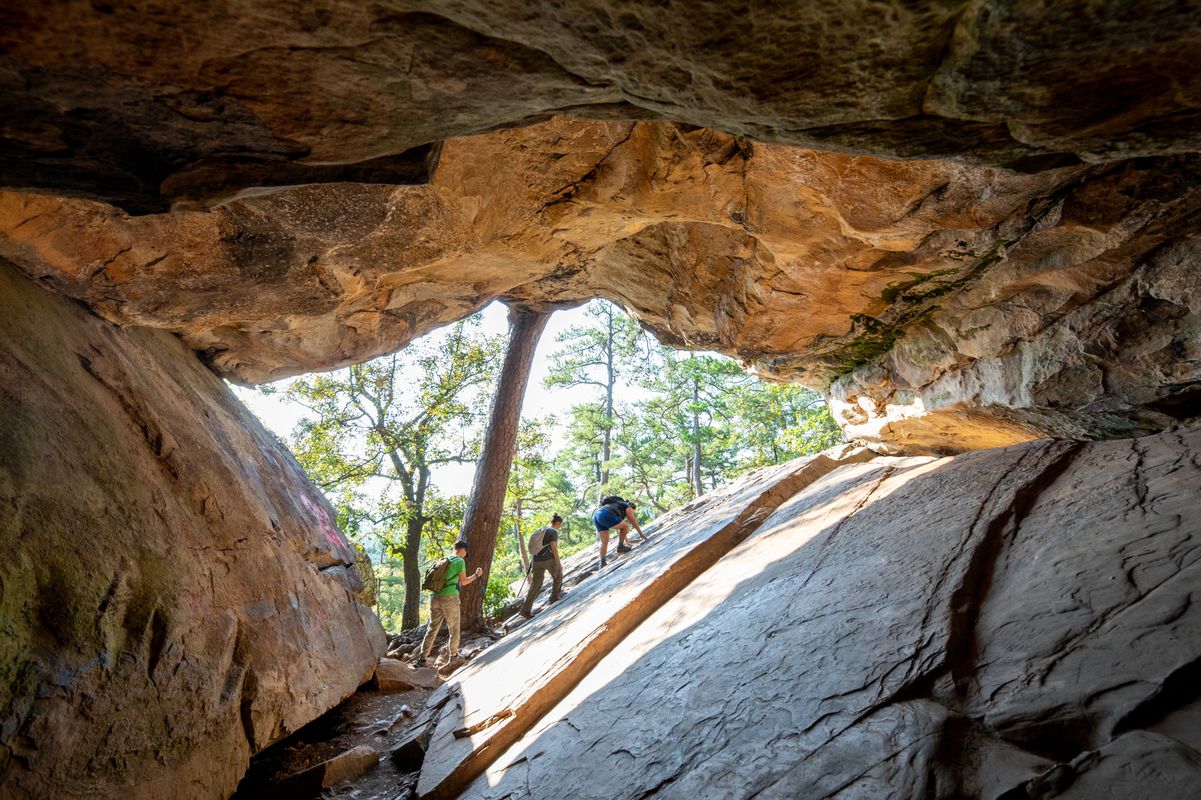 Robbers cave state park hiking top